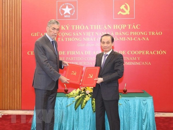 Vietnam, Dominican Republic parties ink cooperation document